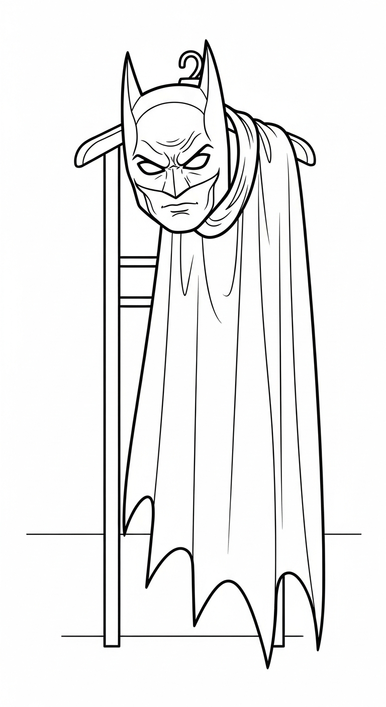 tranh tô màu Batman pdf