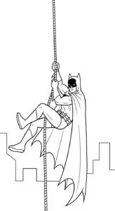 in tranh tô màu Batman cho bé 3 tuổi
