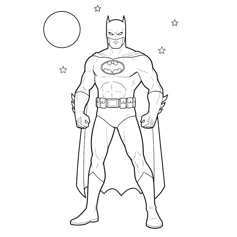 Tranh tô màu Batman