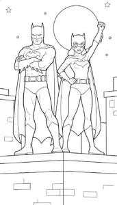tải tranh tô màu Batman miễn phí