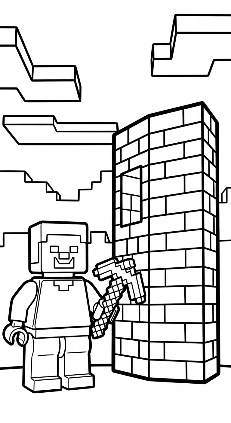 hình tô màu LEGO cho bé mới nhất 1