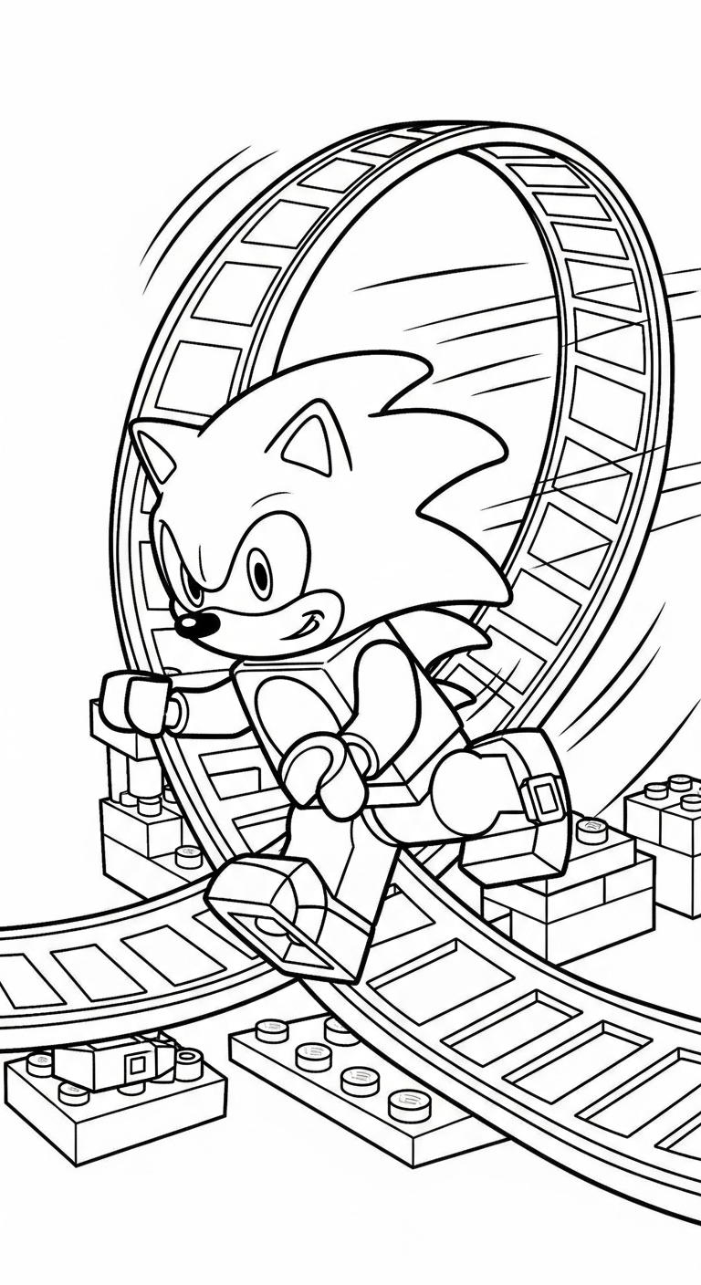 tranh tô màu LEGO pdf 1