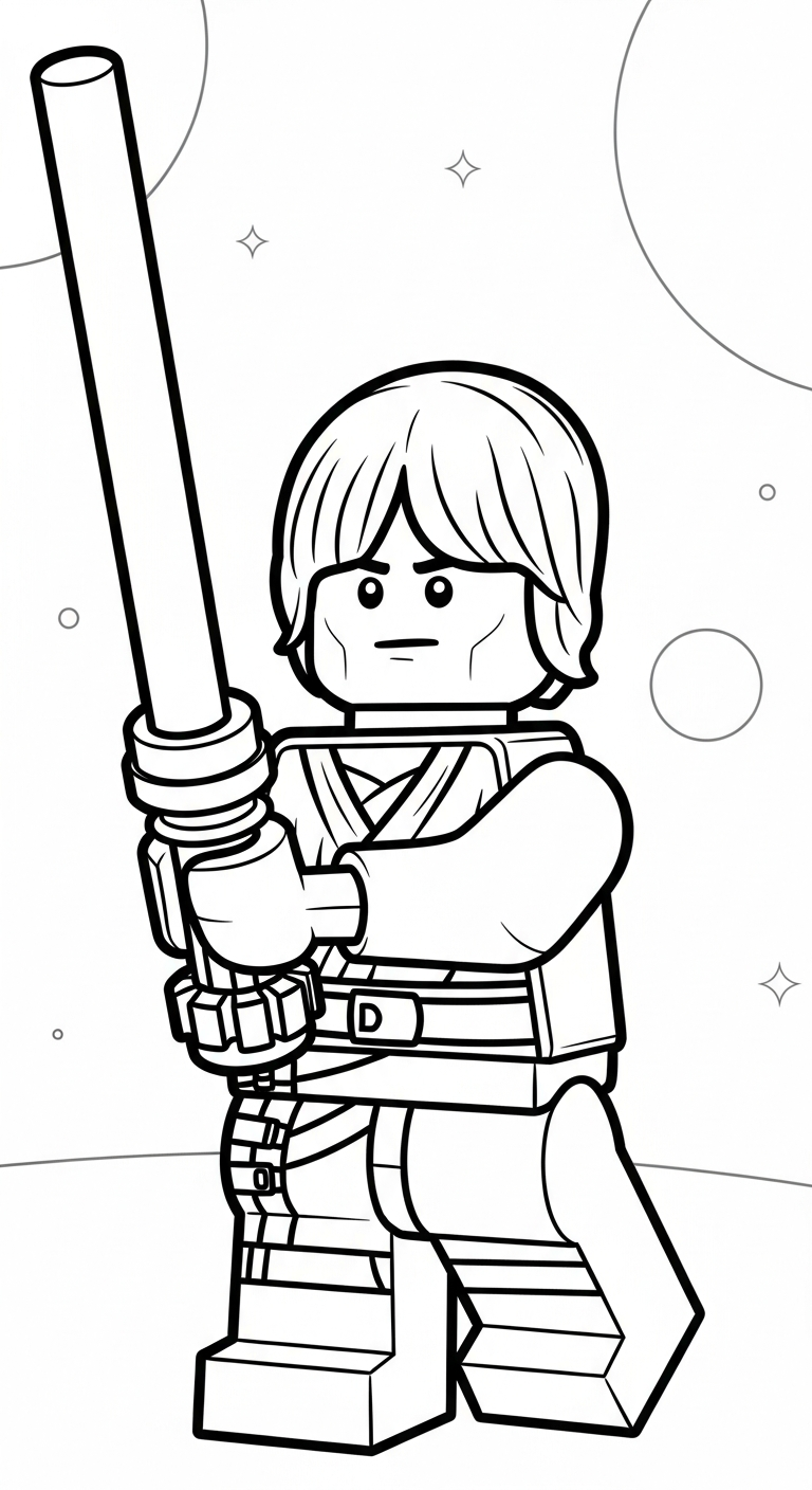 tải tranh tô màu LEGO cho bé 7 tuổi