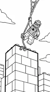 tranh tô màu LEGO cho bé 6 tuổi
