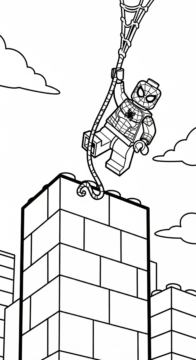 tranh tô màu LEGO cho bé 6 tuổi 1