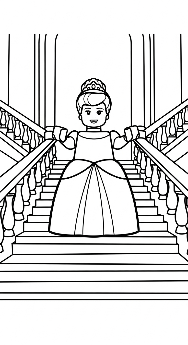 download hình tô màu LEGO miễn phí