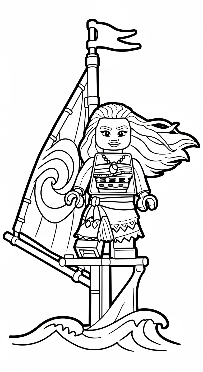 tranh tô màu LEGO in ngay