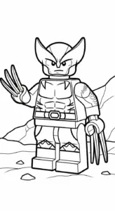 hình tô màu LEGO pdf