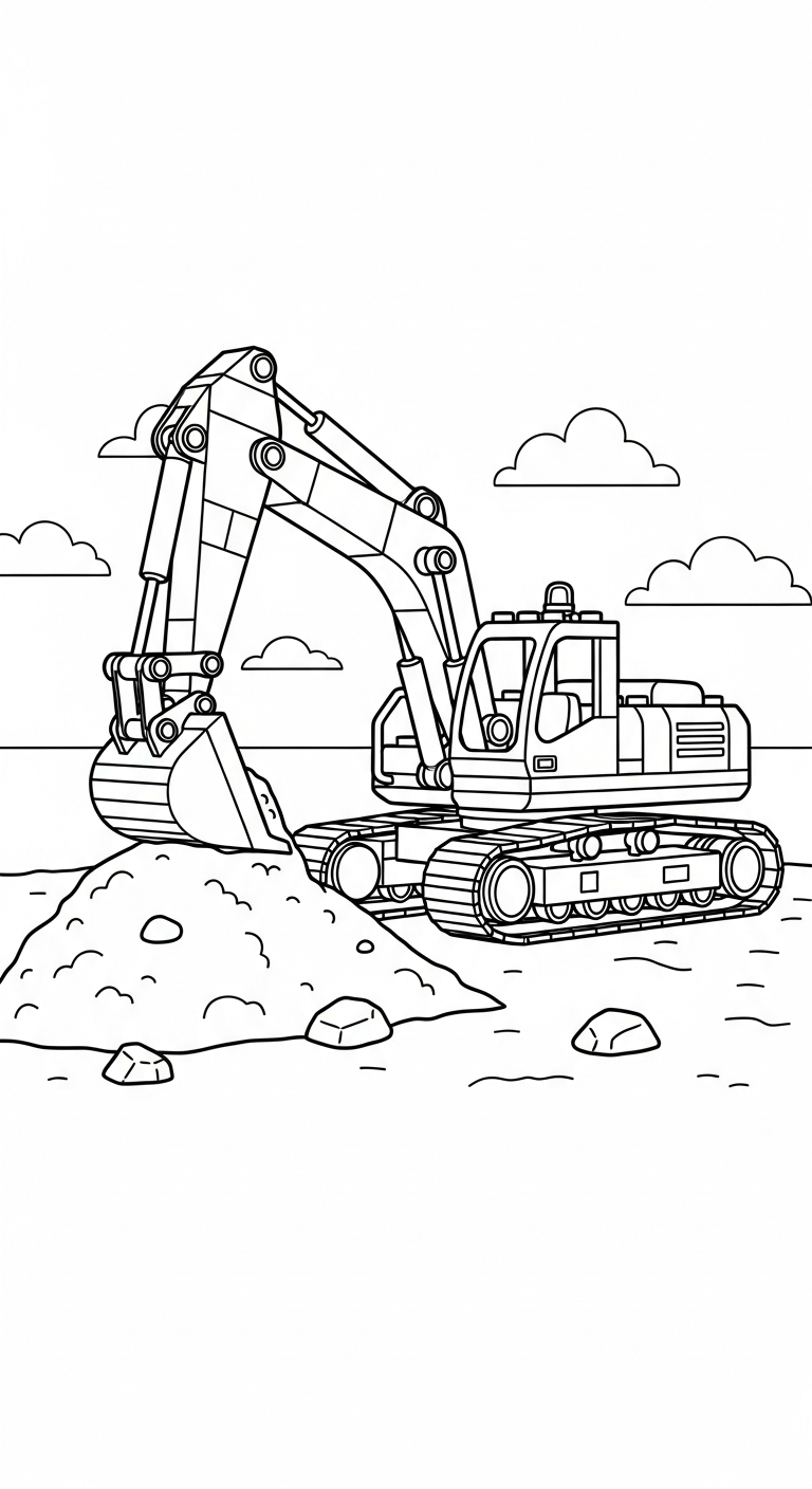 tải hình tô màu LEGO cho bé miễn phí