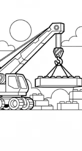 hình tô màu LEGO pdf