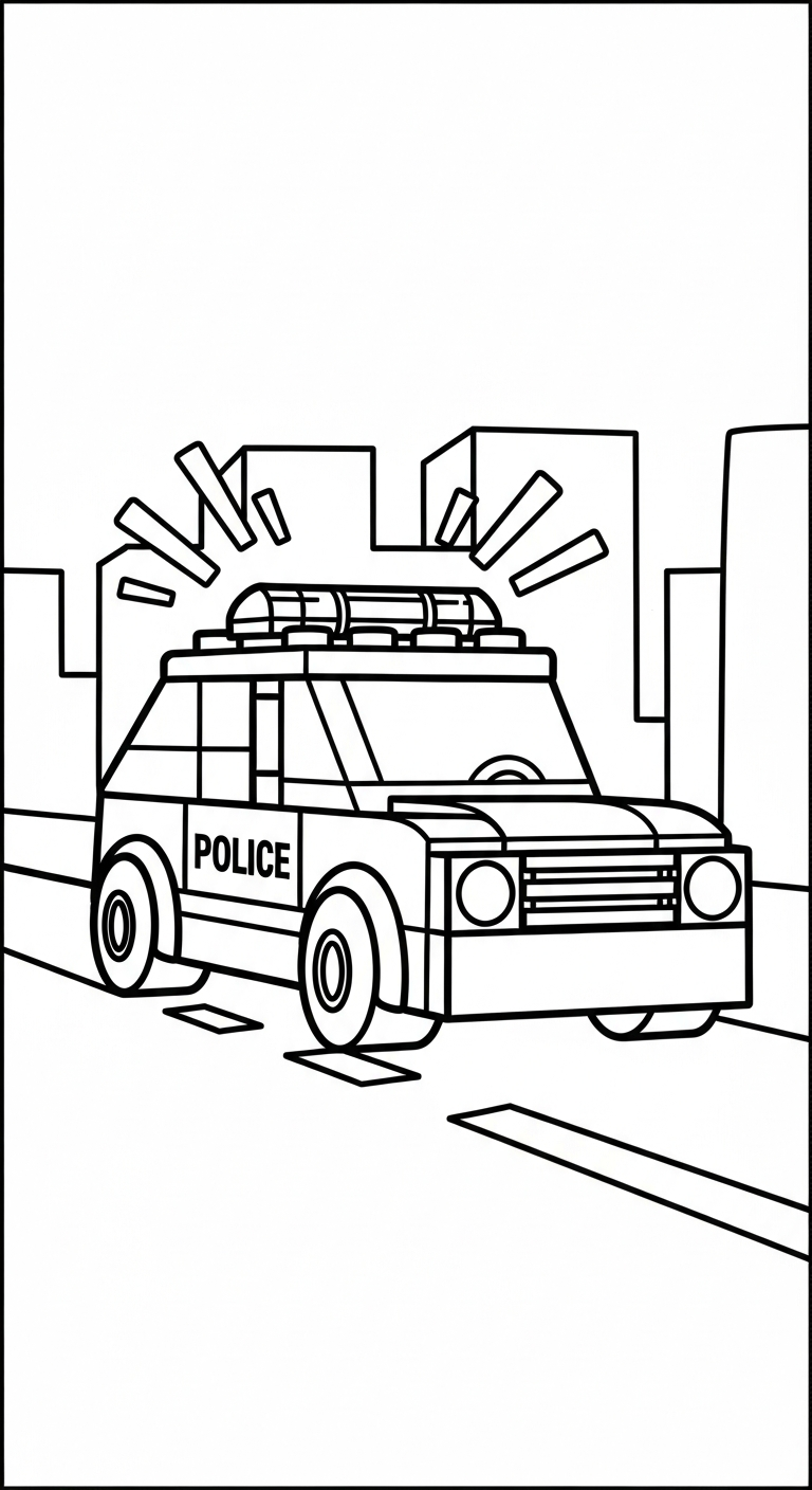 tải tranh tô màu LEGO cho bé