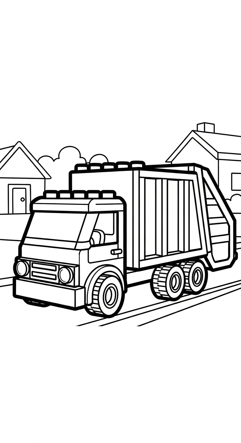 hình tô màu LEGO cho bé mới nhất