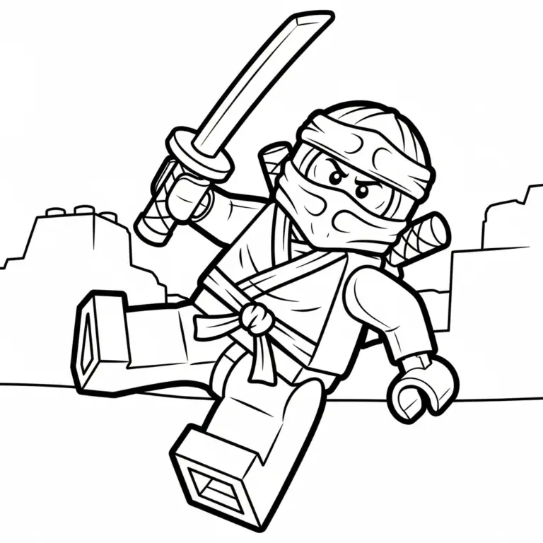 Tranh tô màu LEGO