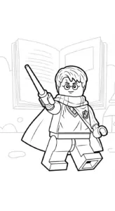 hình tô màu LEGO pdf