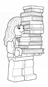 hình tô màu LEGO cho bé 5 tuổi