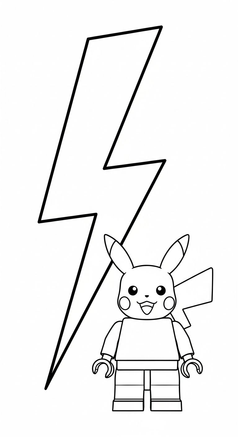 hình tô màu LEGO cho bé 7 tuổi miễn phí