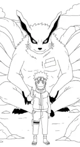 tải file tranh tô màu Naruto