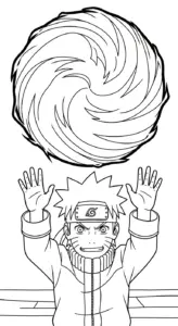 hình tô màu Naruto cho bé 7-8 tuổi