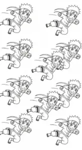 tải tranh tô màu Naruto cho bé 6 tuổi