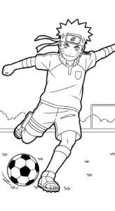 tranh tô màu Naruto cho bé 3 tuổi
