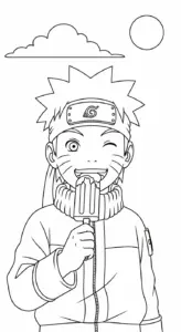 hình tô màu Naruto cho bé mới nhất