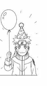 hình tô màu Naruto cho bé