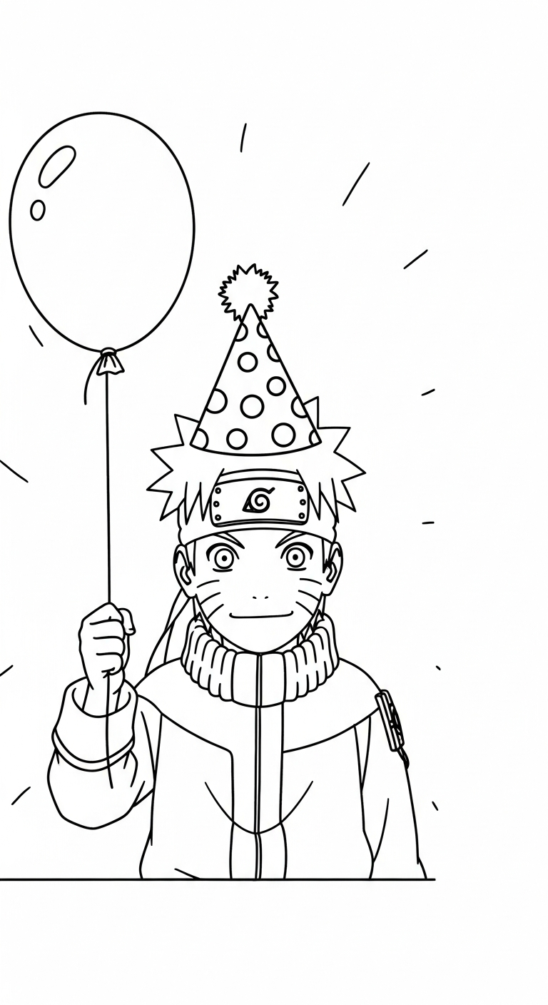 hình tô màu Naruto cho bé 1