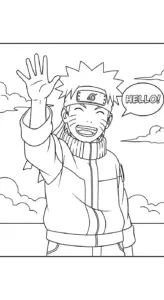 tải tranh tô màu Naruto miễn phí
