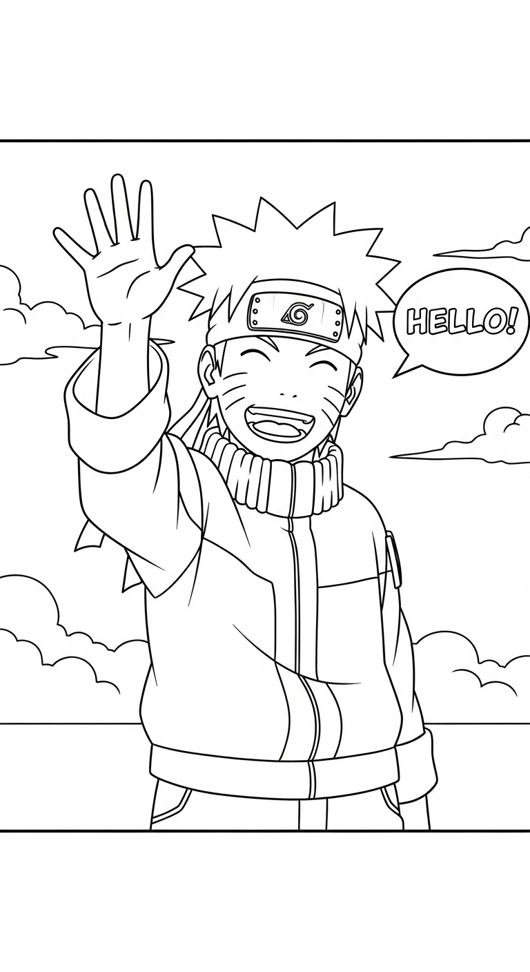 tải tranh tô màu Naruto miễn phí