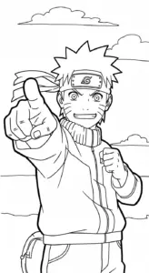 tải tranh tô màu Naruto không mất tiền