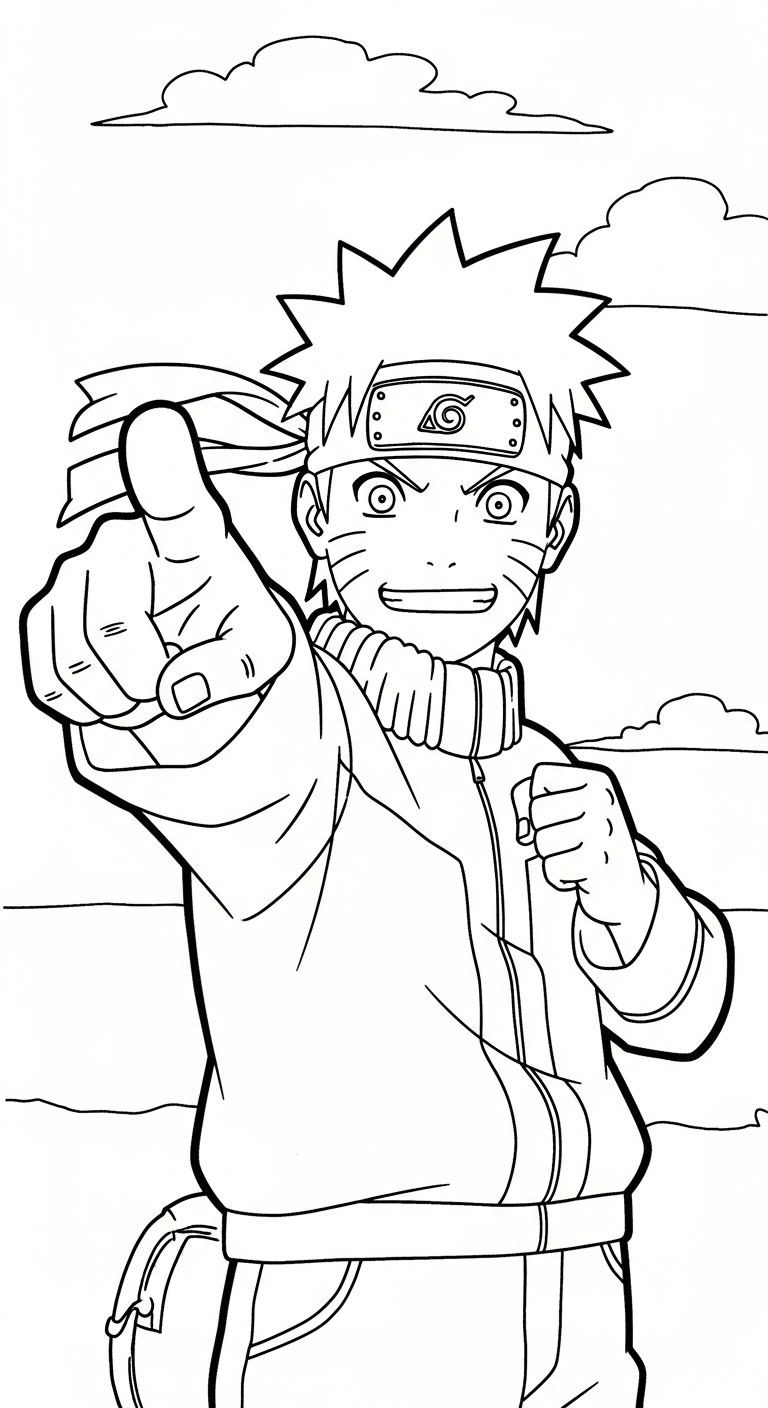 tải tranh tô màu Naruto không mất tiền
