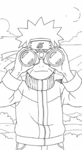 tải hình tô màu Naruto cho bé 8 tuổi