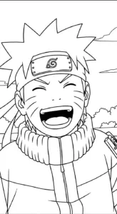 hình tô màu Naruto tập tô