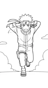 hình tô màu Naruto cho bé 8 tuổi miễn phí