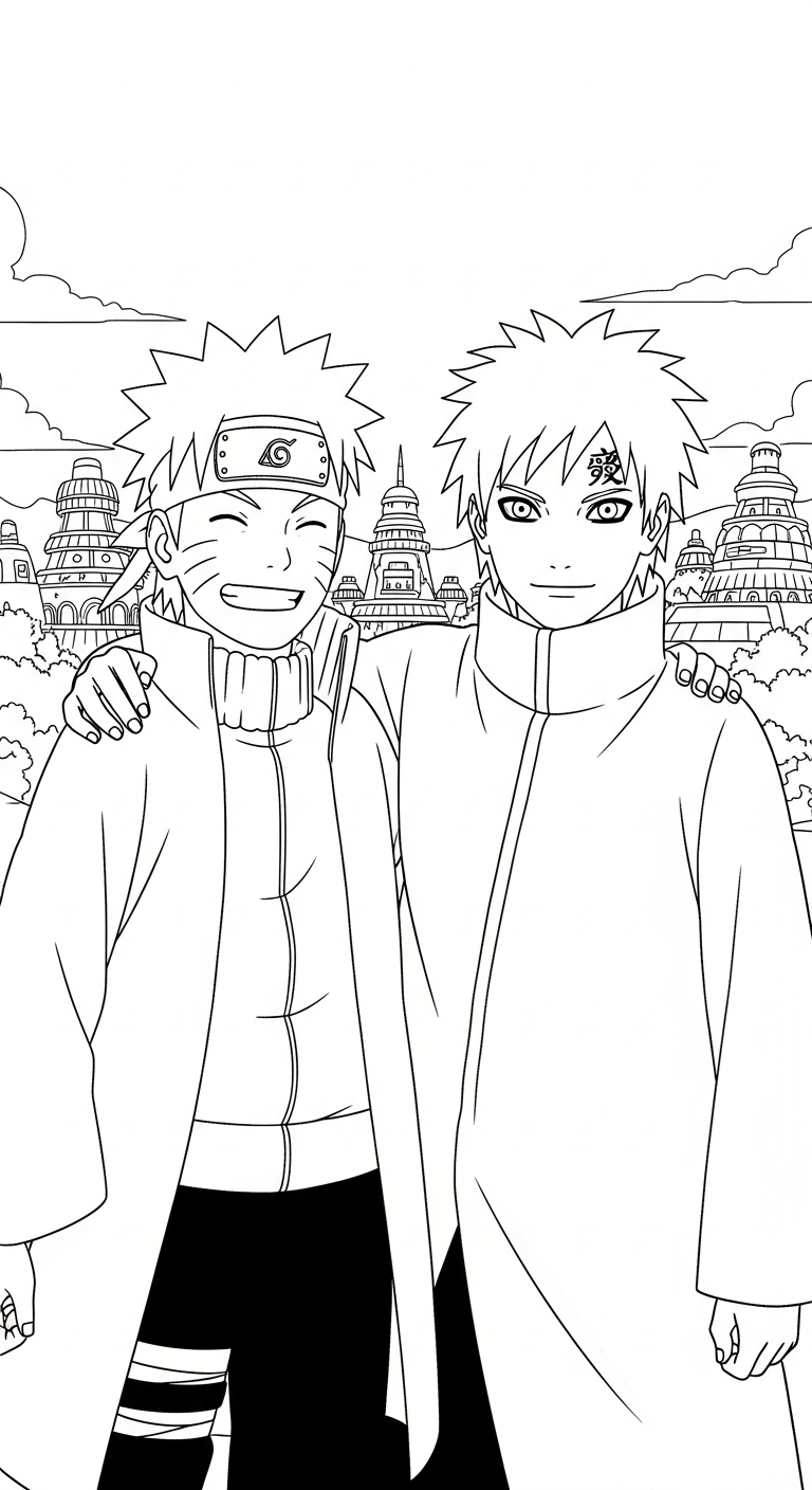 tải hình tô màu Naruto cho bé 3 tuổi
