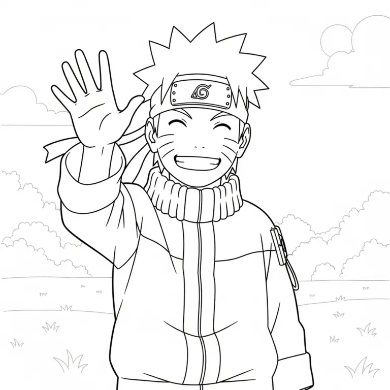 Tranh tô màu Naruto