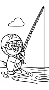 tải tranh tô màu Pororo cho bé