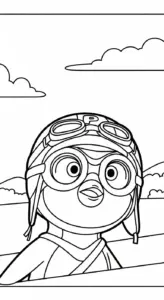 tải tranh tô màu Pororo pdf