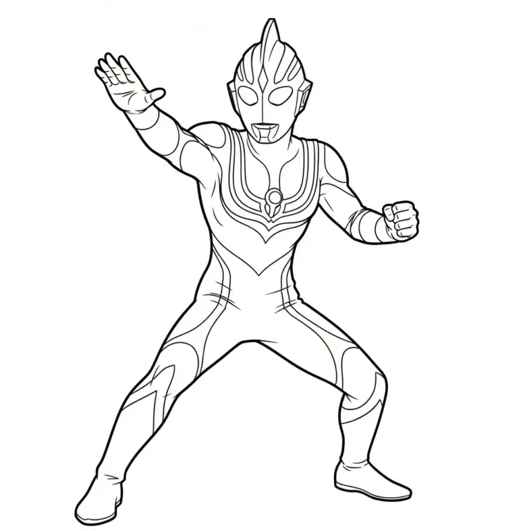 Tranh tô màu Ultraman