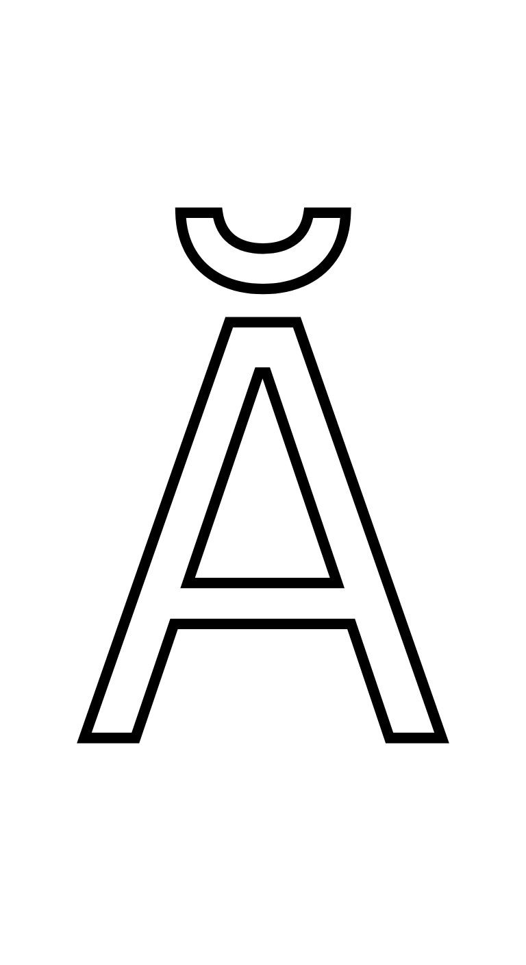 tranh tô màu bảng chữ cái cho bé 4 tuổi