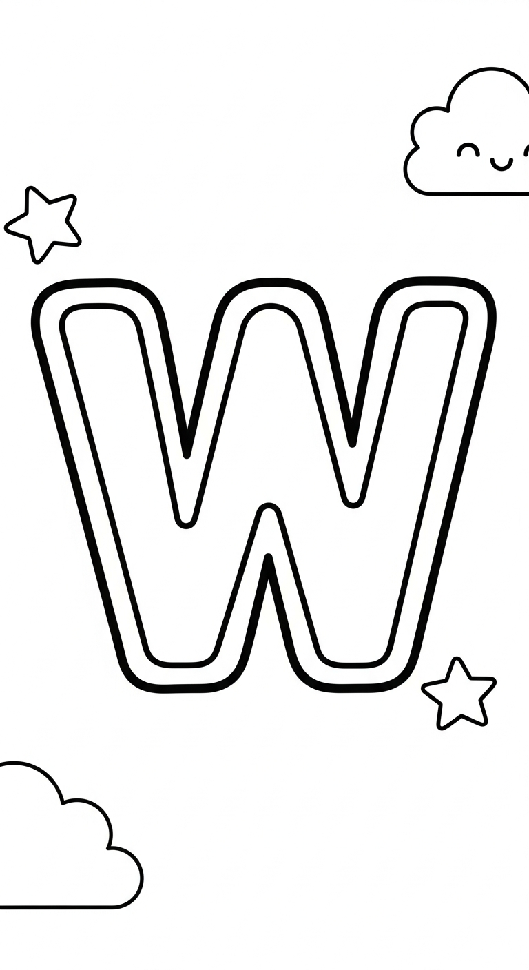 tranh tô màu bảng chữ cái cho bé 7 tuổi miễn phí