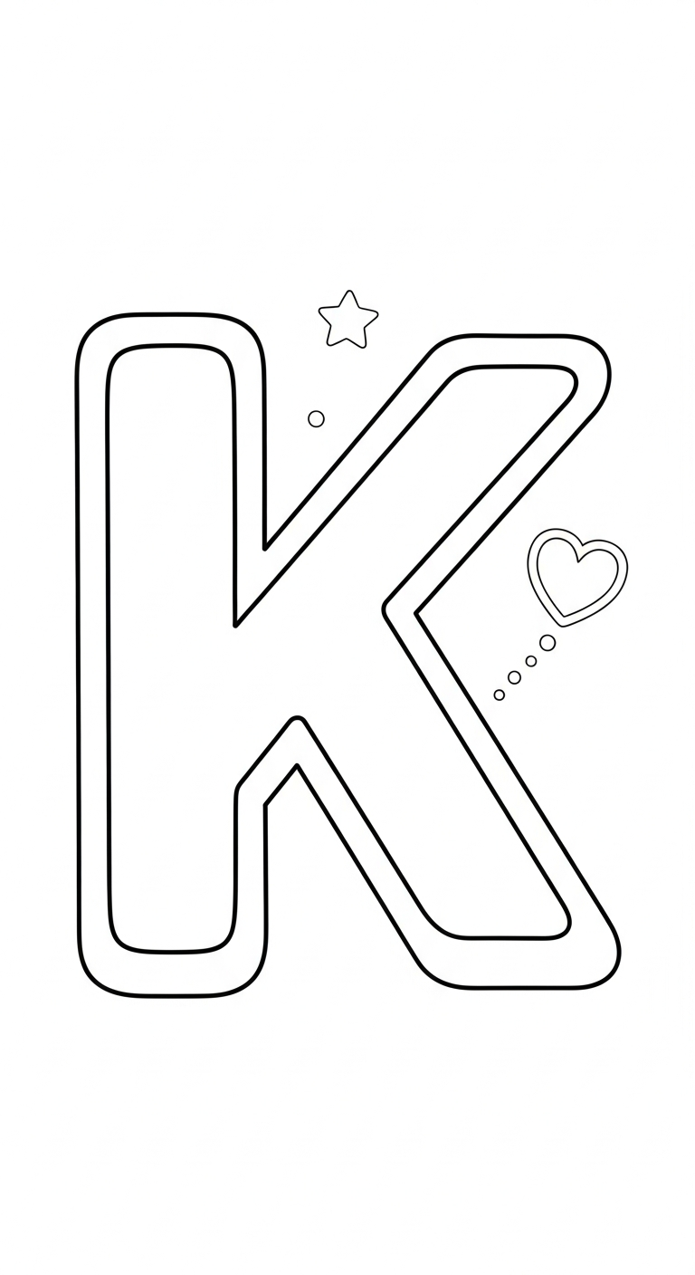 in hình tô màu bảng chữ cái cho bé 3 tuổi