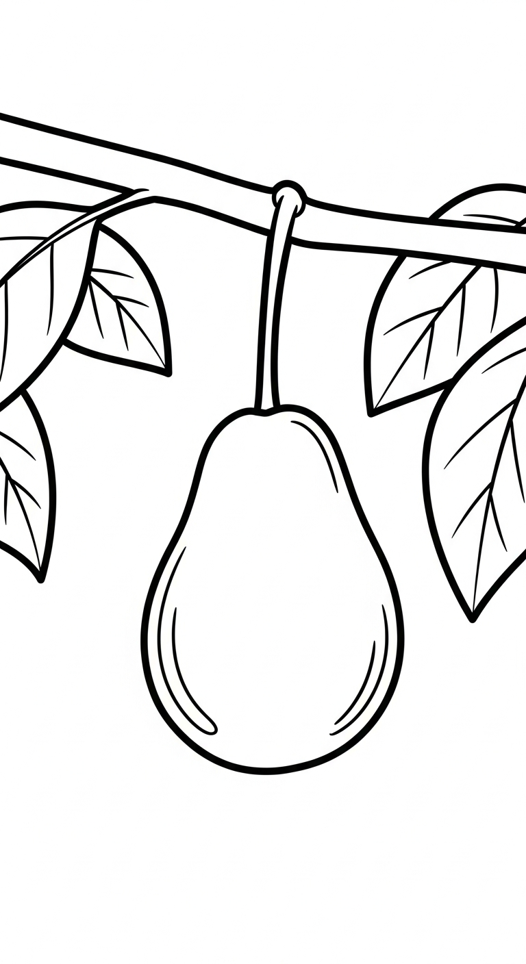 tranh tô màu bơ cho bé 8 tuổi 1