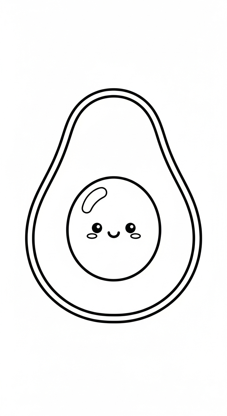 tải tranh tô màu bơ không mất tiền