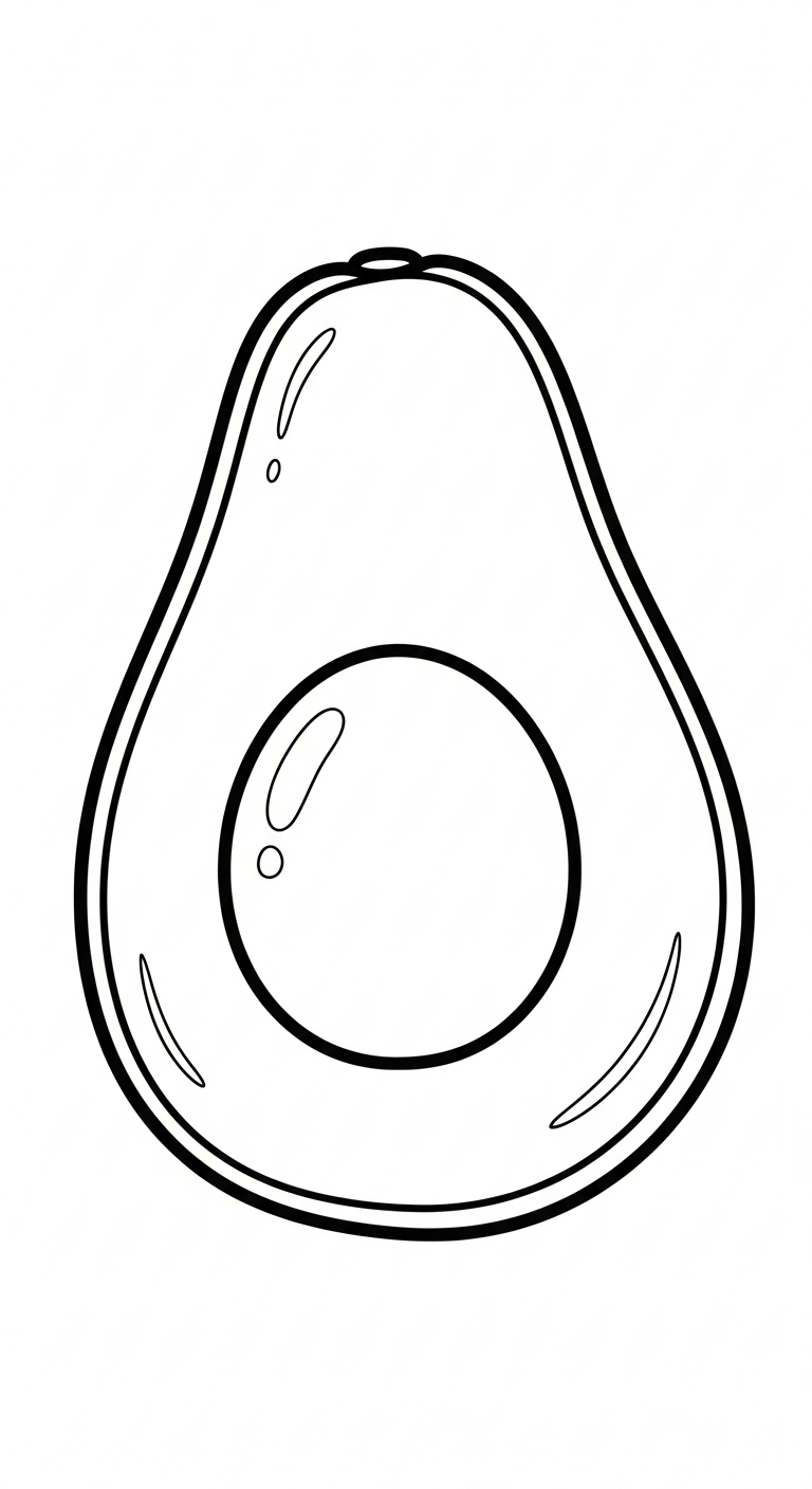 tranh tô màu bơ cho bé 8 tuổi miễn phí 1