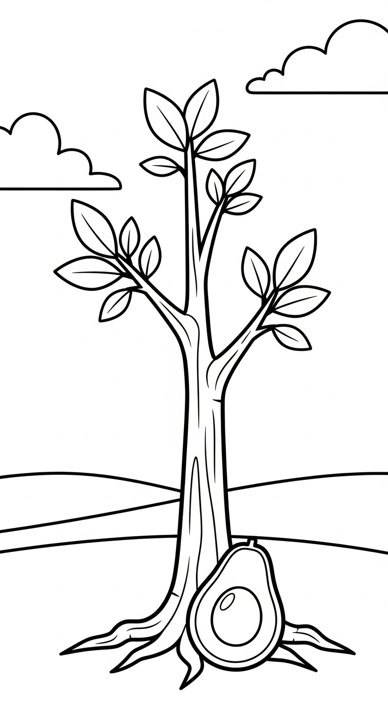 tranh tô màu bơ cho bé 8 tuổi