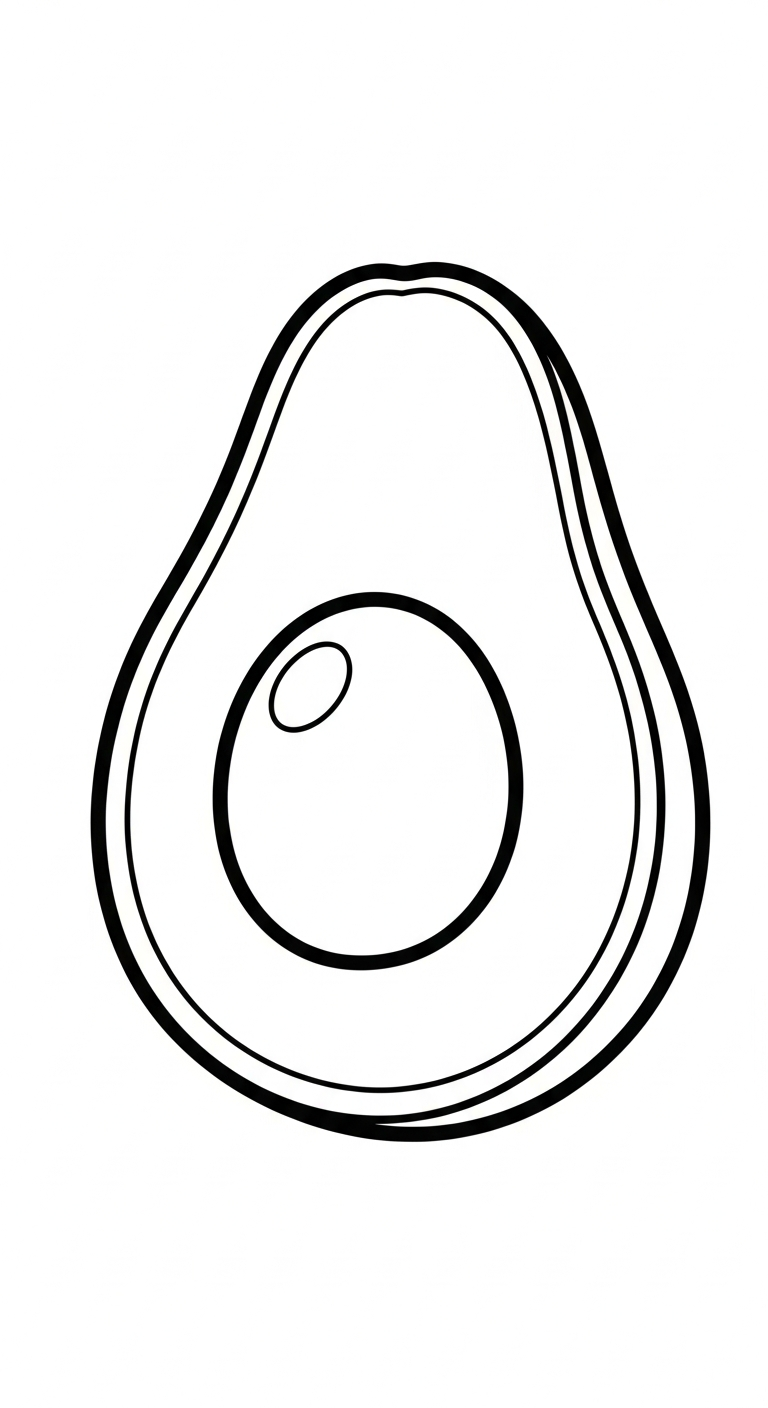 tranh tô màu bơ cho bé 8 tuổi miễn phí