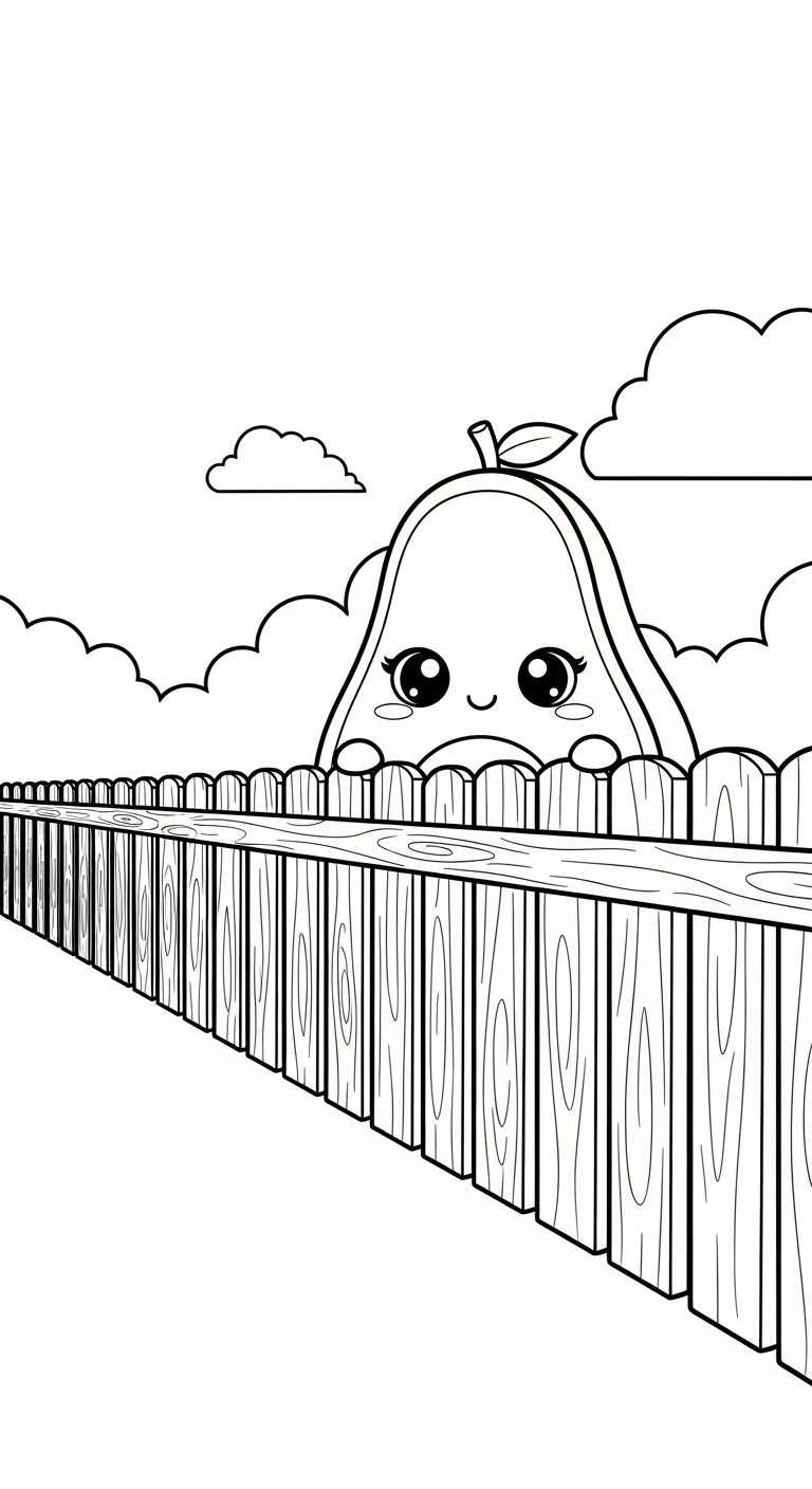 tải tranh tô màu bơ cho bé 8 tuổi