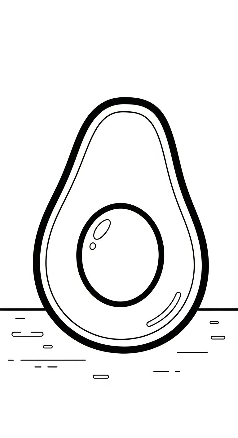 tranh tô màu bơ in ngay