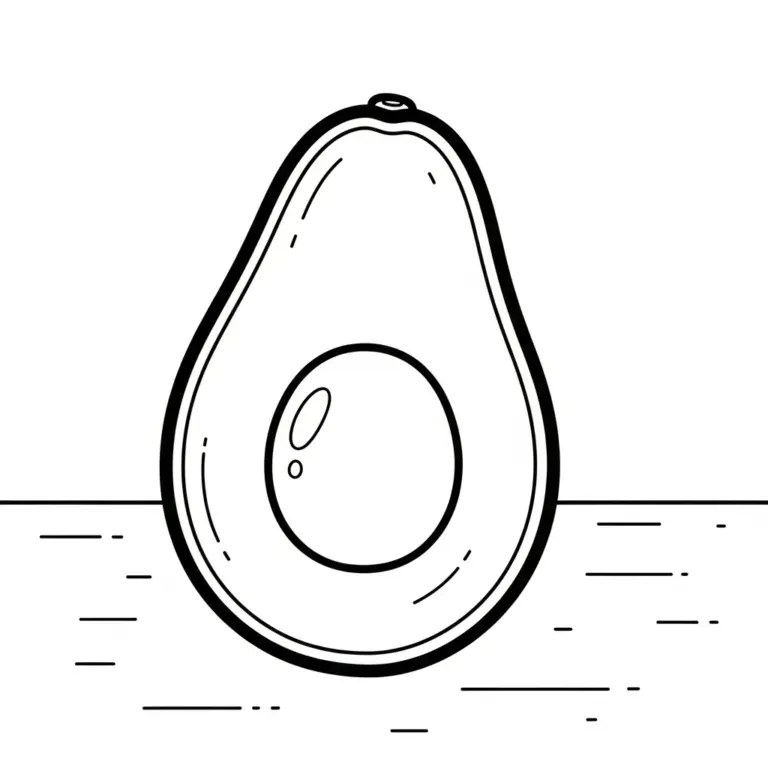 Tranh tô màu Bơ